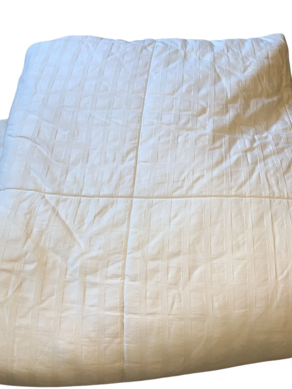 White Quilted Comforter King Size Heavy Warm Winter